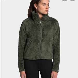 Euc the north face size M zip up fuzzy jacket